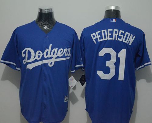 Dodgers #31 Joc Pederson Blue New Cool Base Stitched MLB Jersey - Click Image to Close
